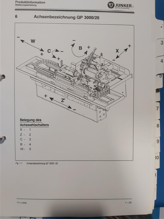 Cylindrical Grinding Machine (external surface grinding) JUNKER Quickpoint 3000/20 photo on Industry-Pilot