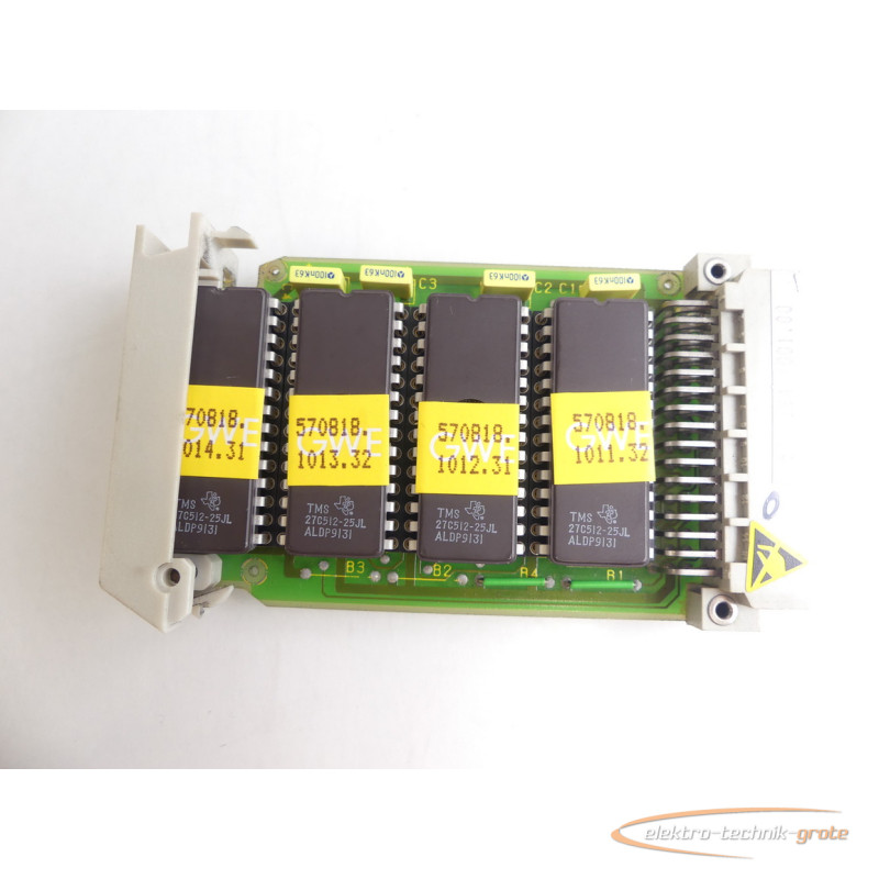 ذاكرة قابلة للبرمجة Siemens Sinumerik 6FX1818-1BX13-4B Eprom 570 284 7002.00 الصورة على Industry-Pilot