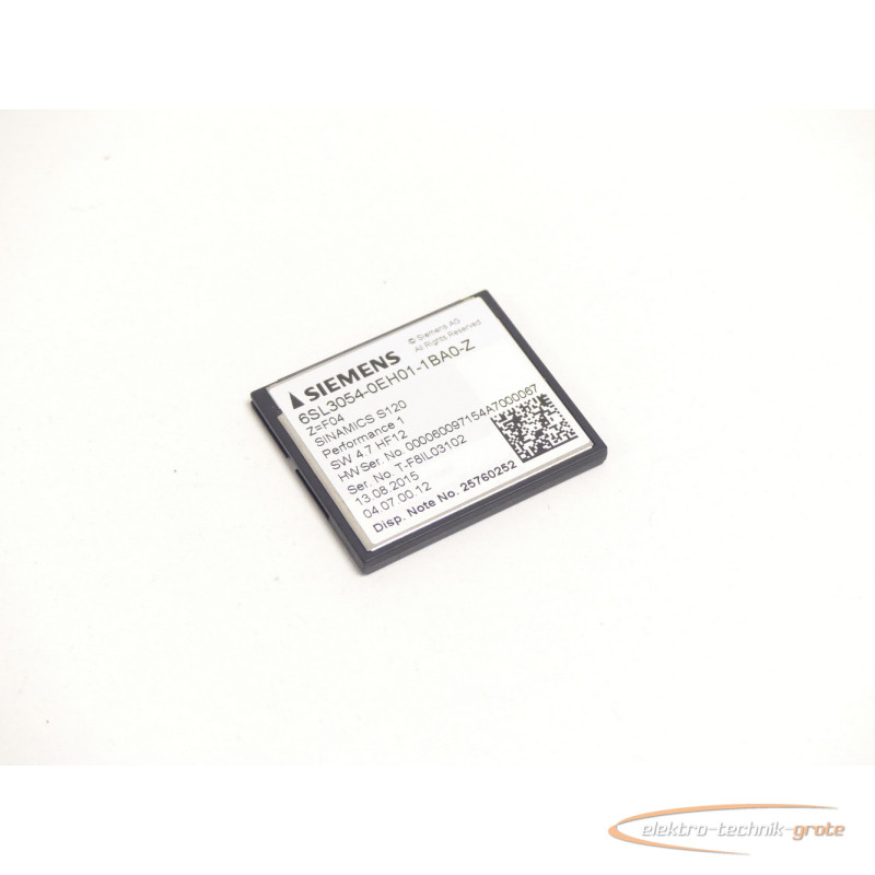  Siemens 6SL3054-0EH01-1BA0-Z Z= F04 SINAMICS S120 Performance 1 SN:T-F8IL03102 الصورة على Industry-Pilot