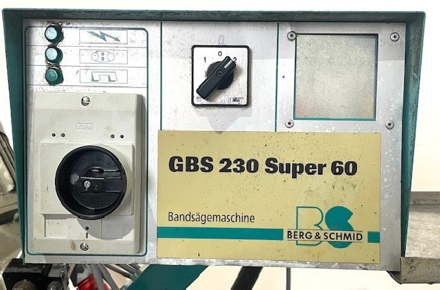 منشار شريطي BERG & SCHMID GBS 230 Super 60 الصورة على Industry-Pilot