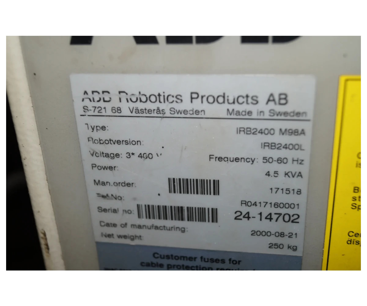 Промышленный робот Industrieroboter Abb IRB 2400L Bohrroboter (sn: 24-14702) фото на Industry-Pilot