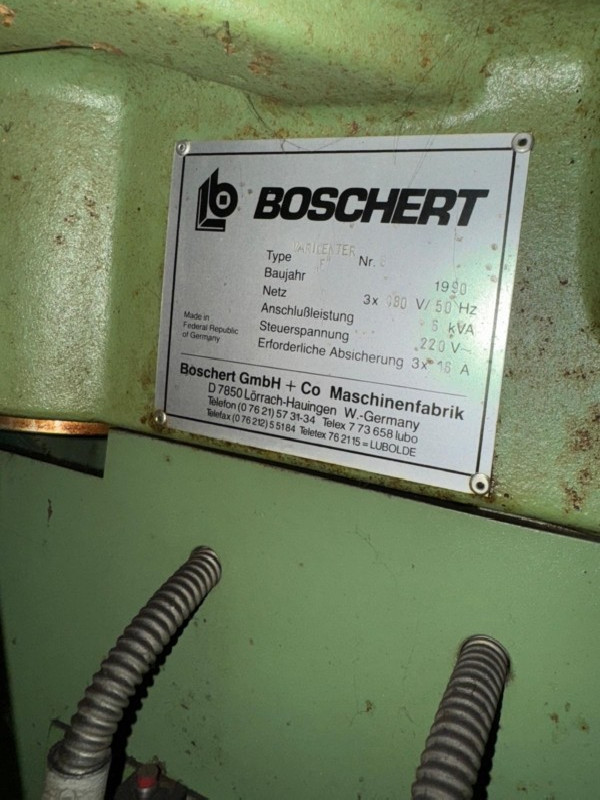 Notching Machine BOSCHERT Varicenter F photo on Industry-Pilot