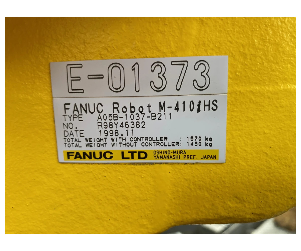 Industrial robot Industrieroboter FANUC M-410iHS (sn: E-01373) photo on Industry-Pilot