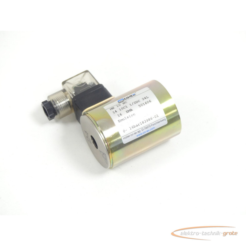  Coax MK 10 NC 14 10C1 1/2DC 24L Magnetspule 24V DC - ungebraucht - الصورة على Industry-Pilot