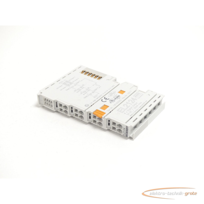  Beckhoff EL2124 EtherCAT-Klemme 4-Kanal-Digital-Ausgang Rev: 0017 SN:18160005 الصورة على Industry-Pilot