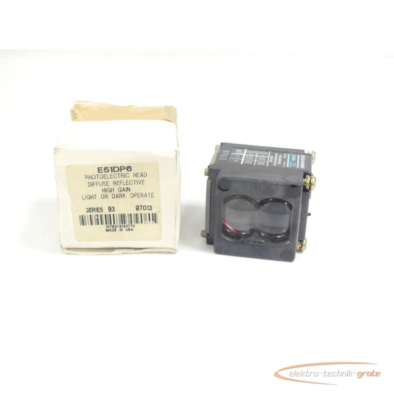 مستشعر Cutler-Hammer E51DP6 Photoelektrischer Sensor Serie B3 97013 ungebraucht الصورة على Industry-Pilot