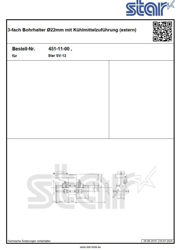 حامل الأدوات STAR 451-11-00 الصورة على Industry-Pilot