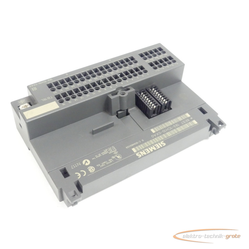  Siemens 6ES7193-1CH10-0XA0 Terminalblock E-Stand 1 SN C-SOM60029 الصورة على Industry-Pilot