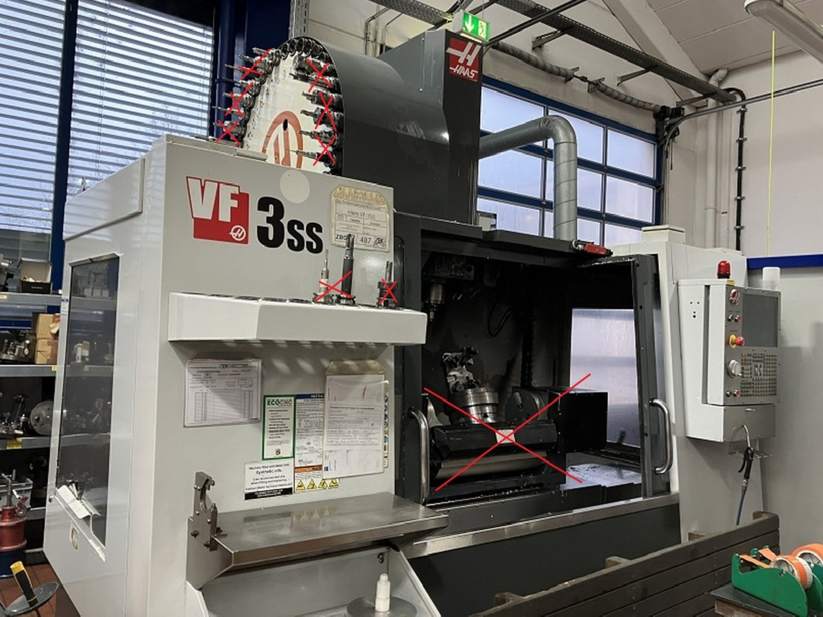 Machining Center - Vertical HAAS VF 3SS photo on Industry-Pilot