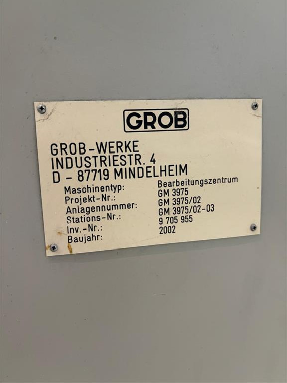 Machining Center - Horizontal GROB BZ 530 photo on Industry-Pilot