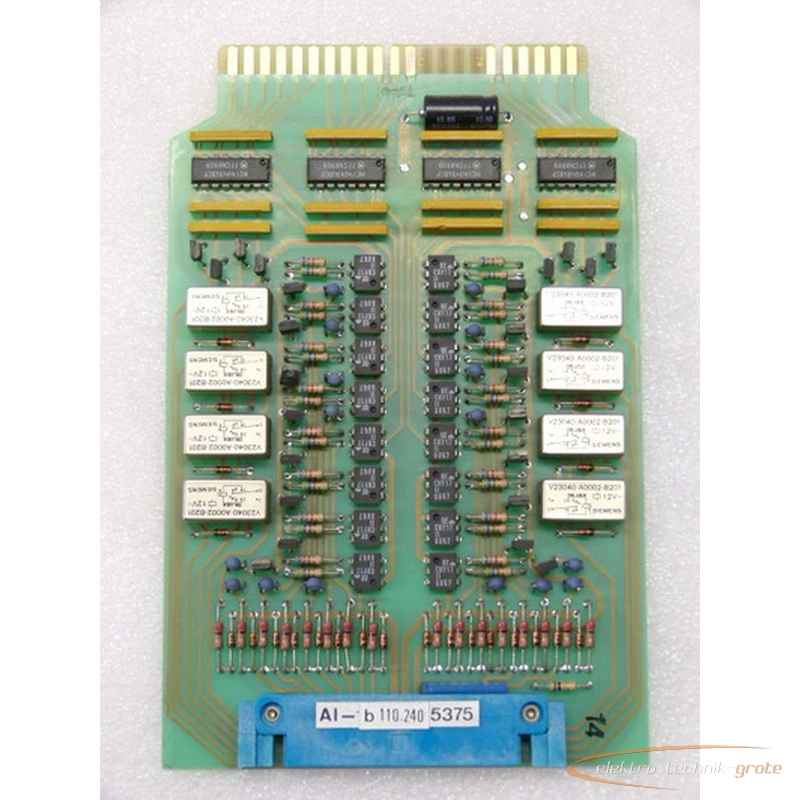 Card Netstal AI-b 110.240.5375 - AI-b 1102405375 10348-B69 photo on Industry-Pilot