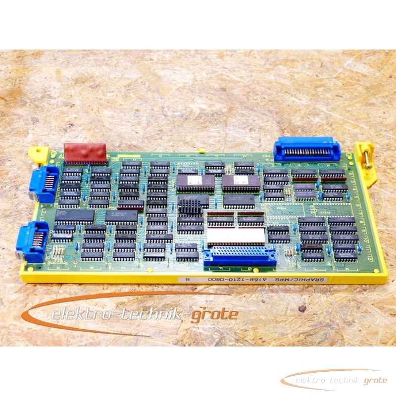 Motherboard Fanuc A16B-1210-0800-09B Graphics MPG Circuit 37123-L 34 photo on Industry-Pilot