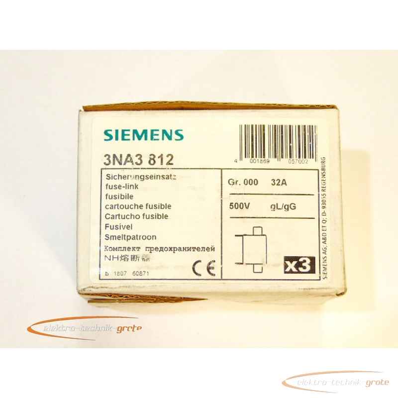 Conducting element Siemens 3NA3812VPE = 3 St. - ungebraucht! -38613-P 23C photo on Industry-Pilot