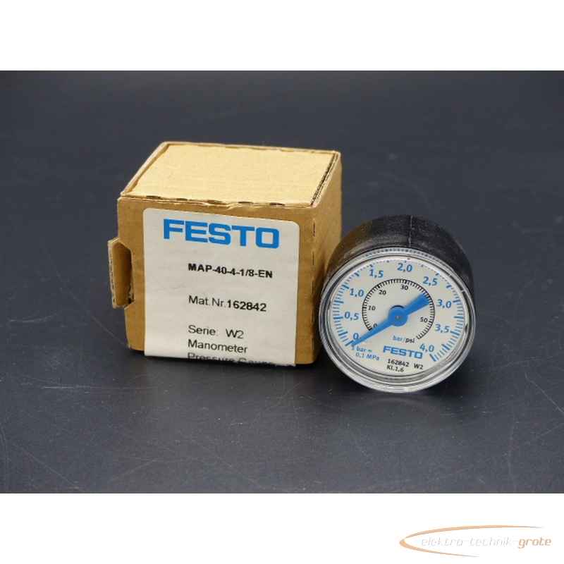 Festo Präzisionsmanometer MAP-40-4-1/8-EN 162842 