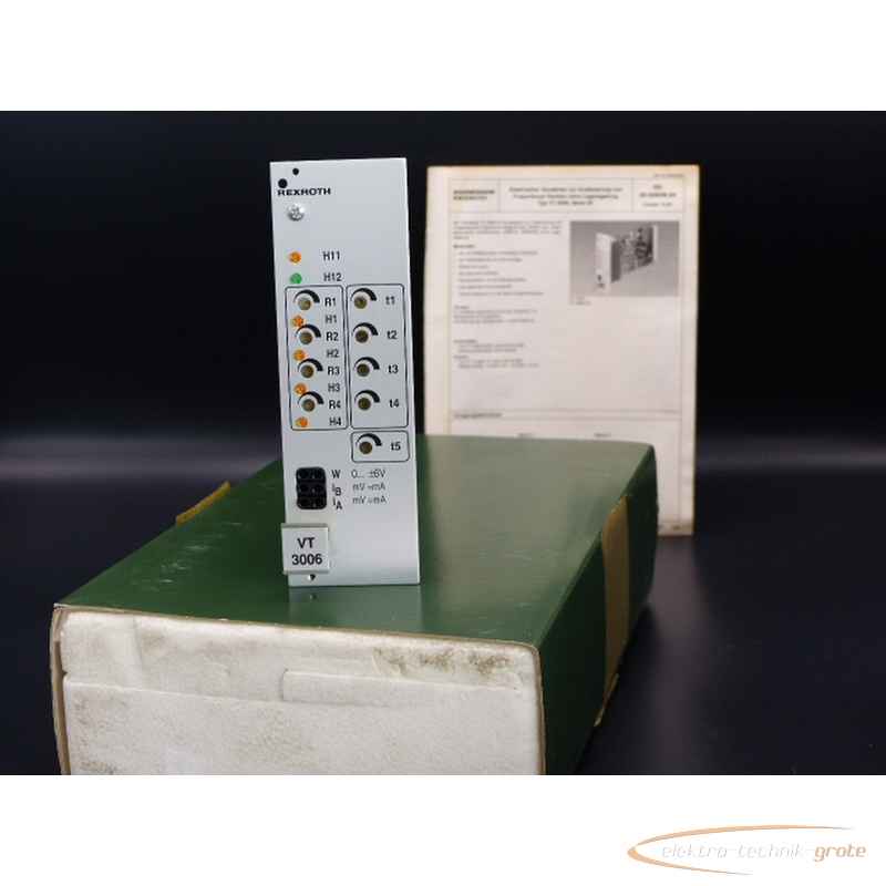 Repeater Rexroth VT-3006 S36 #1 ungebraucht! 46911-B97 photo on Industry-Pilot