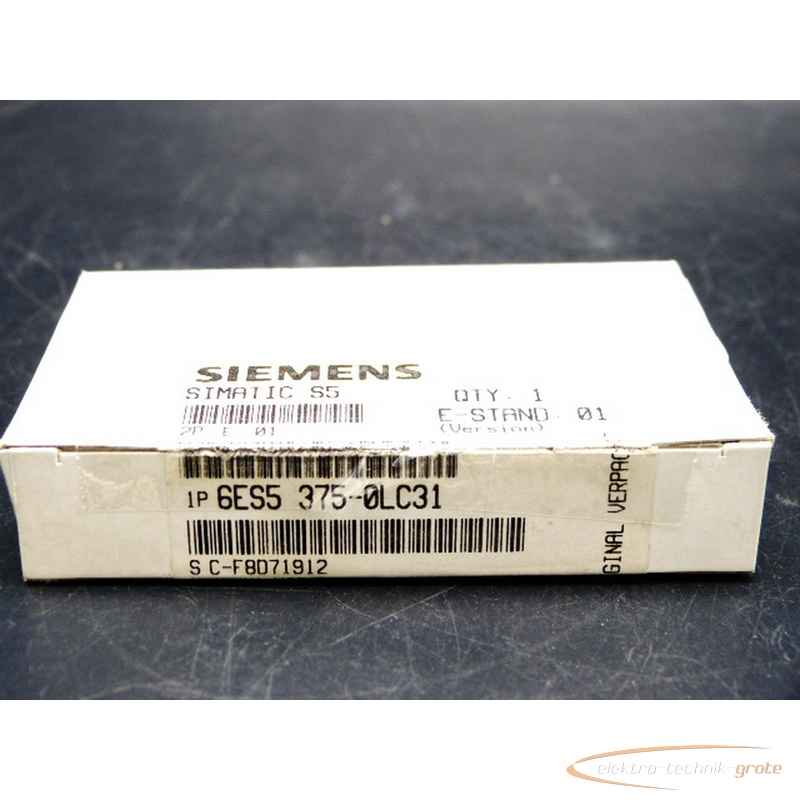 Memory module Siemens 6ES5375-0LC31 ungebraucht! 66122-B163 photo on Industry-Pilot