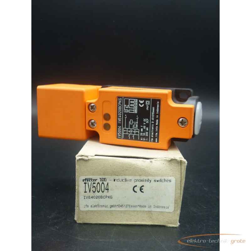 Sensor IFM IV5004 IVE4020BCPKG Induktiver ungebraucht! 70005-B211 photo on Industry-Pilot