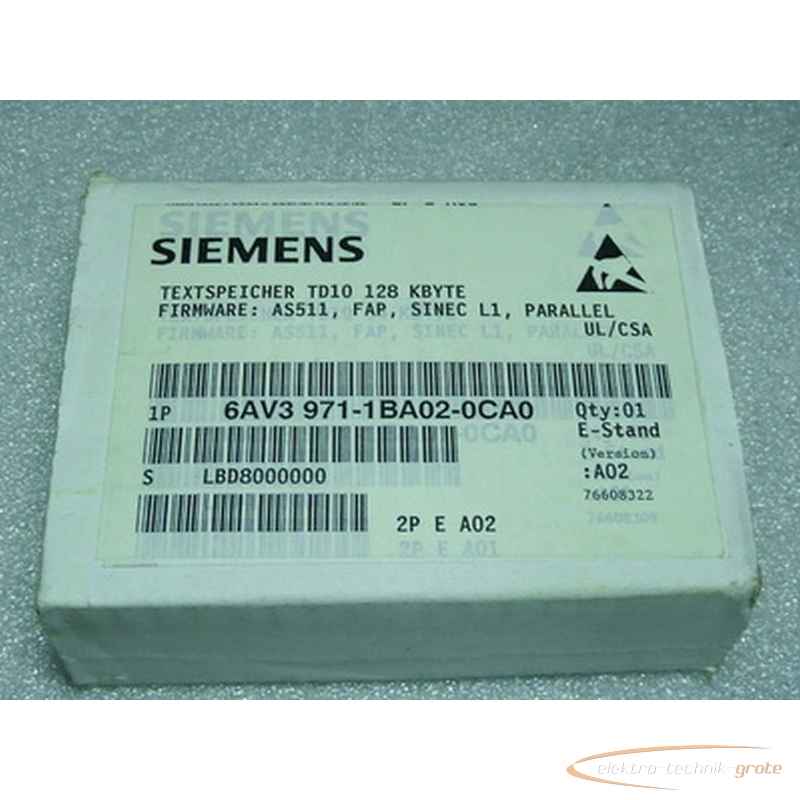Servomotor Siemens 6AV3971-1BA02-0CA0 EPROM5996-B4 photo on Industry-Pilot