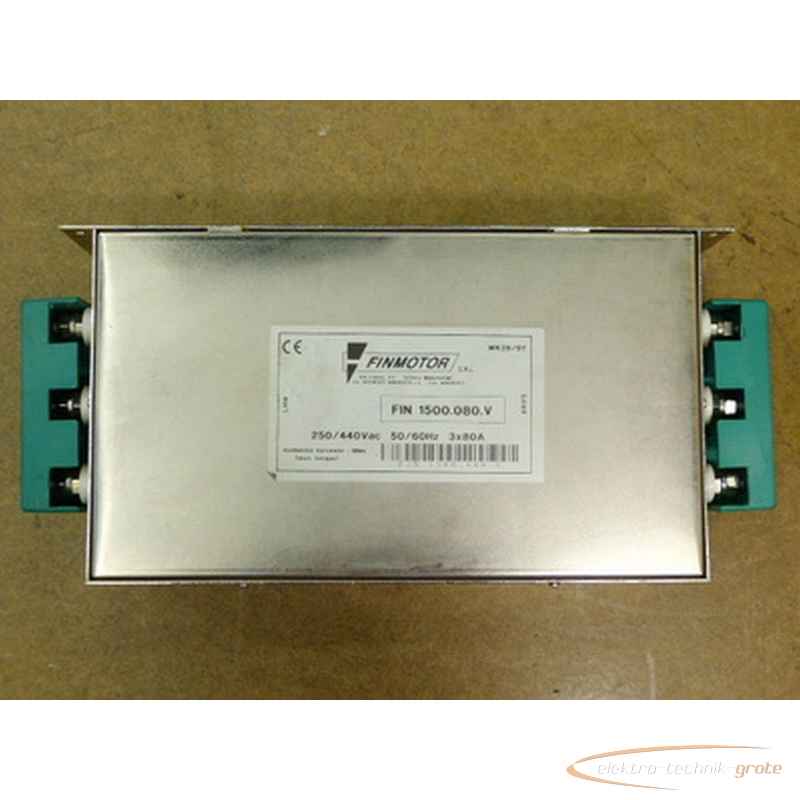  Finmotor FIN1500.080.V 3-Phase RFI Filter8233-L 93 Images sur Industry-Pilot