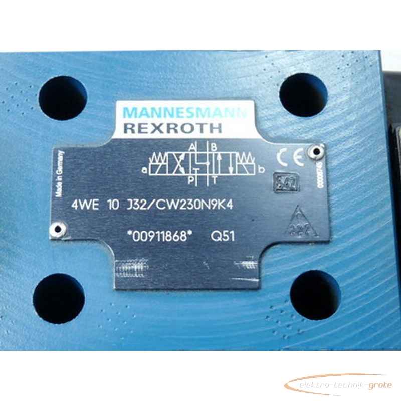  Rexroth 4WE 10 J32-CW230N9K4 Wegeventil gebraucht17890-B116 الصورة على Industry-Pilot