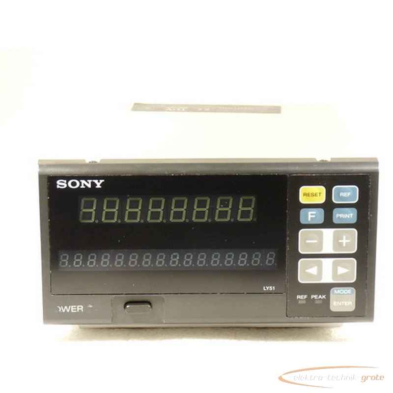  Sony LY51 Digitales Meßanzeigegerät 100 - 230 V 50 - 60 Hz29083-B168 الصورة على Industry-Pilot