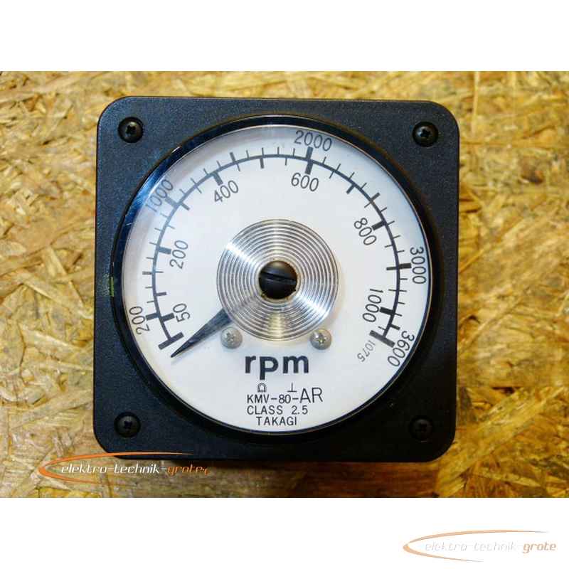  Takagi Drehzalmesser 0-3600 rpm gebr фото на Industry-Pilot