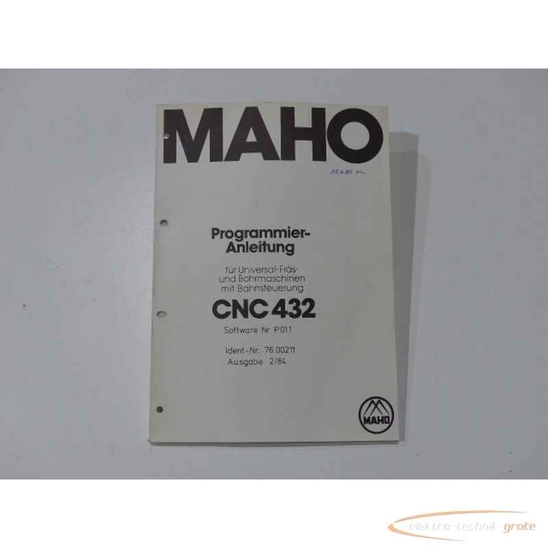  MAHO Maho Programmieranleitung für Maho Steuerung CNC 432 Software Nr. P01.155280-I 140 photo on Industry-Pilot