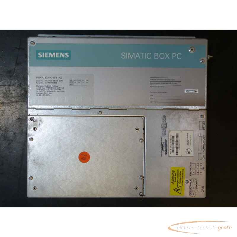 Servomotor Siemens 6ES7647-6BH30-0AX0 Box PC 627B mit HDD50327-IA 37 photo on Industry-Pilot