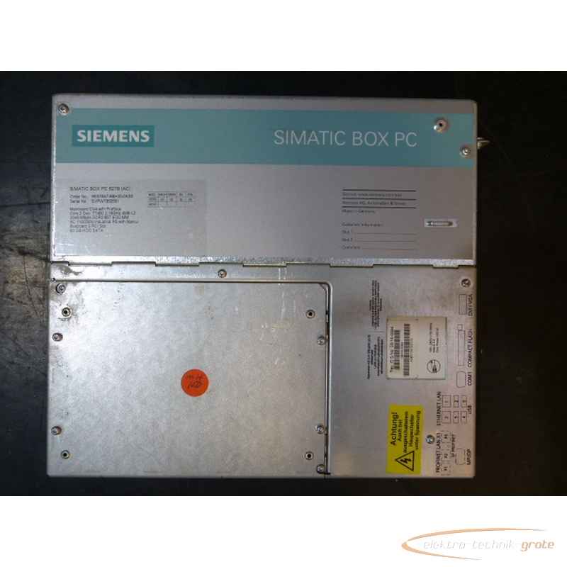 Servomotor Siemens 6ES7647-6BH30-0AX0 Box PC 627B mit HDD50335-IA 37 photo on Industry-Pilot