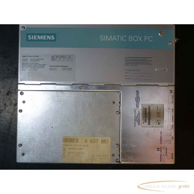 Servomotor Siemens 6ES7647-6BH30-0AX0 Box PC 627B ohne HDD (!)50338-IA 37 photo on Industry-Pilot