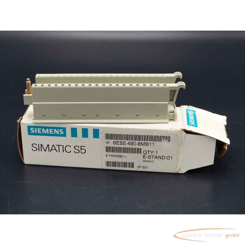 Servomotor Siemens SIMATIC S5 6ES5490-8MB11 Schraubstecker E-Stand 01 ungebraucht! 46869-B76 photo on Industry-Pilot