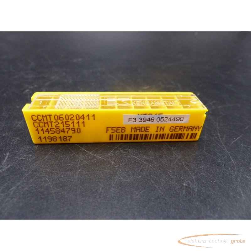  Kennametal CCMT06020411 Wendeschneidplatten KT315 VPE 10 stk. ungebraucht! 34096-B141 Bilder auf Industry-Pilot