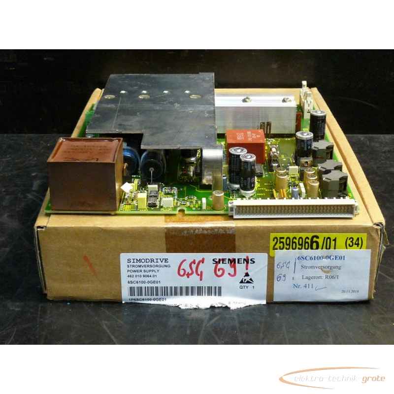 Серводвигатель Siemens 6SC6100-0GE01 Simodrive 650-690 AC-HSA--Kombi FBG Zentralbaugruppe60288-I 41 фото на Industry-Pilot