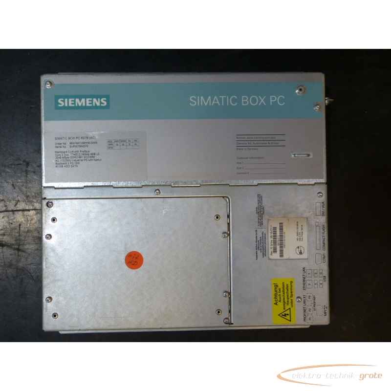 Servomotor Siemens 6ES7647-6BH30-0AX0 Box PC 627 B mit HDD photo on Industry-Pilot