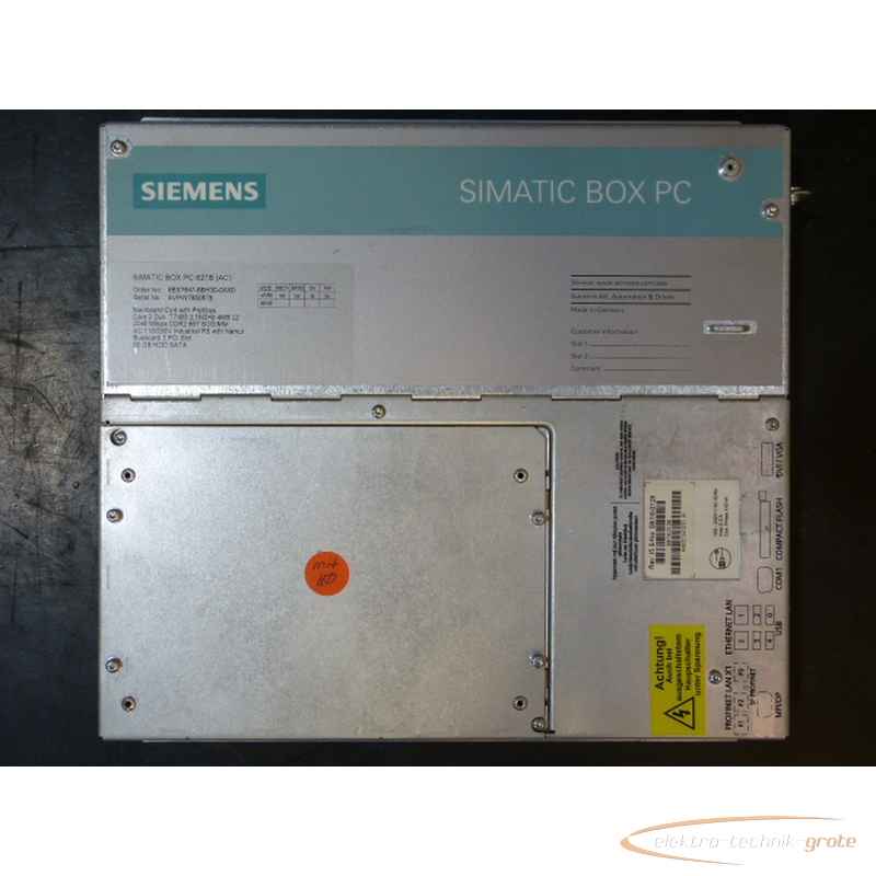 Servomotor Siemens 6ES7647-6BH30-0AX0 Box 627B mit HDD photo on Industry-Pilot