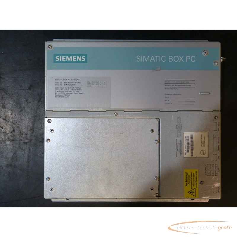 Servomotor Siemens 6ES7647-6BH30-0AX0 Box PC 627B ohne HDD 50343-IA 37A photo on Industry-Pilot