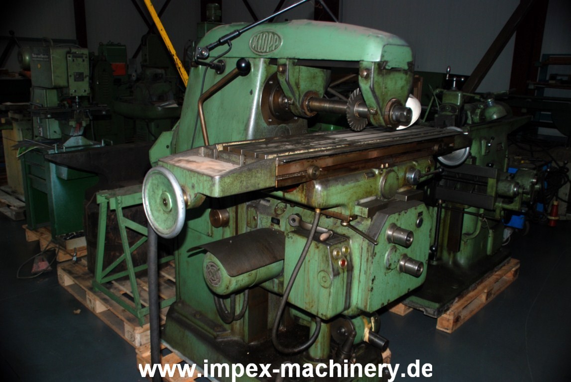 Toolroom Milling Machine - Universal Klopp FWU1100 photo on Industry-Pilot