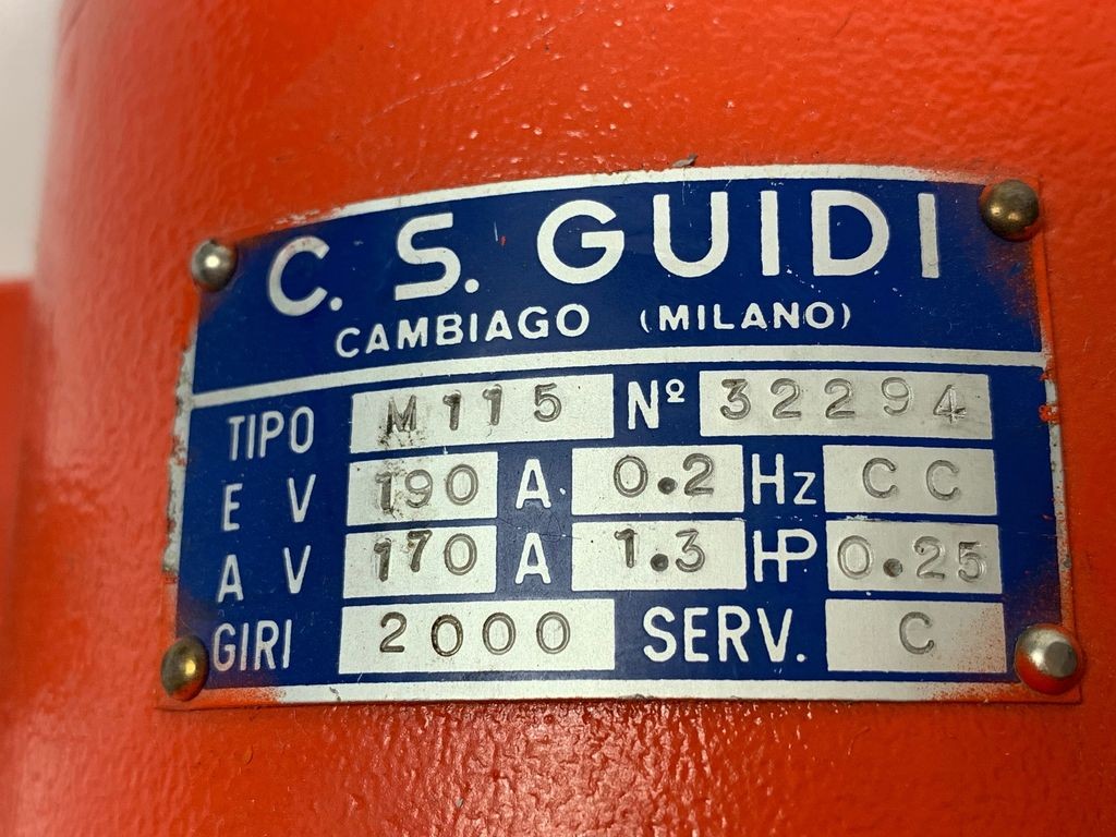 C.S.Guidi M115 Motor Elektromotor 2000 rpm 0,25 kW used buy P0098448