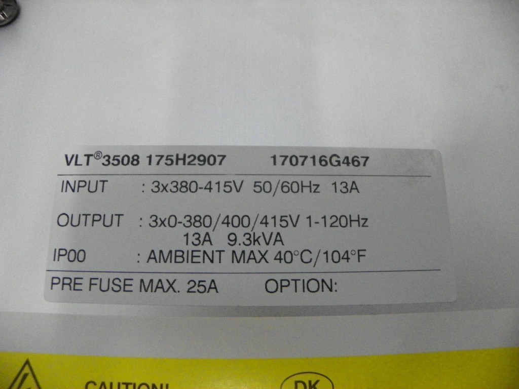 Frequenzumrichter Danfoss VLT 3508 HV-AC 175H2907 Frequenzumrichter Drehzahlregelung 9,3KV Umrich Bilder auf Industry-Pilot