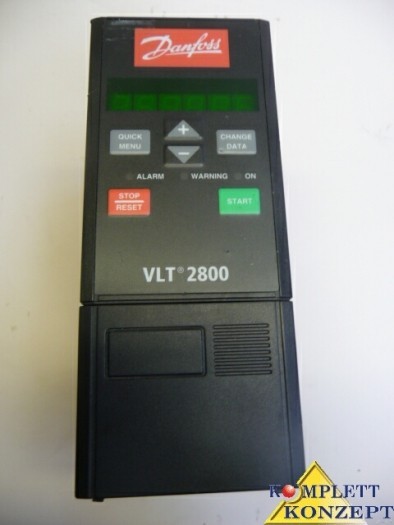 Frequency converter Danfoss VLT 2800 VLT2805PS20 Frequenzumrichter 1,3 kVA KW 3.2 A 195N0015 photo on Industry-Pilot