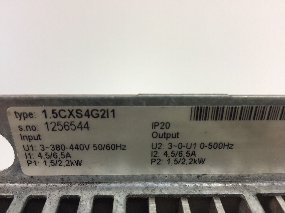 Частотный преобразователь Vacon 1.5CXS4G2 /1 380-440V In 50/60Hz, Out 0-500Hz 1,5/2,2 KW фото на Industry-Pilot