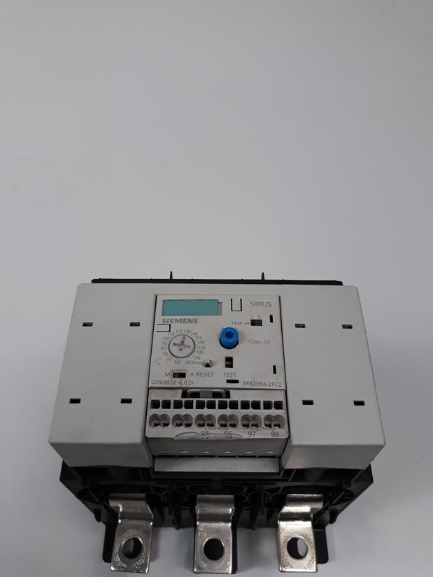 Control module SIEMENS Überlastrelais 3RB2056-1FF2 4011209638273 3ZX1012-0RB20-1BA1 E03 S6  photo on Industry-Pilot