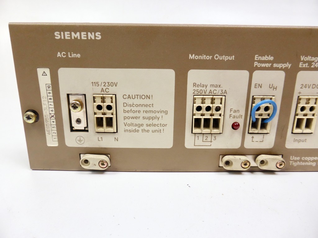  Siemens Simatic S5 6ES5955-3LF12 Stromversorgung 955 E-Stand 5 photo on Industry-Pilot