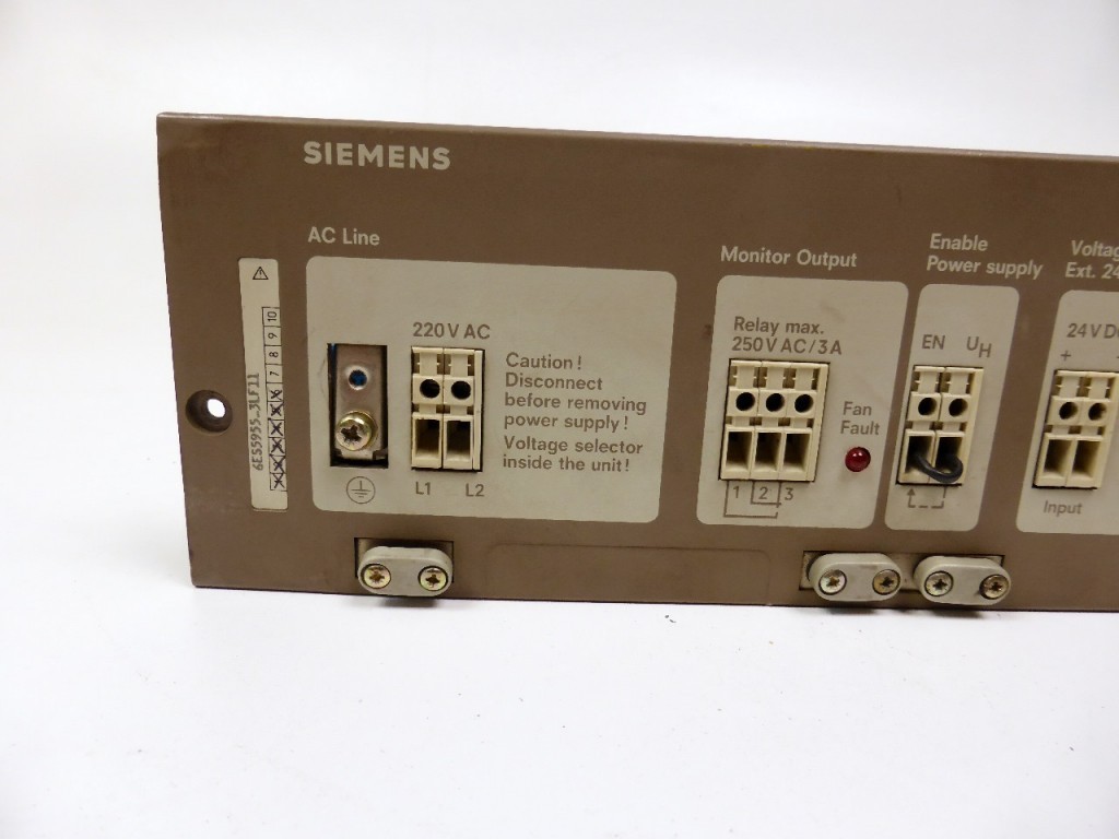  Siemens Simatic S5 6ES5955-3LF12 Stromversorgung 955 E-Stand 6 фото на Industry-Pilot