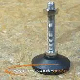   Elesa Nivellierelement mit Gelenkfuß H = 140 mm - Fuß Ø 60 mm - M12 - ungebraucht - фото на Industry-Pilot