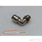  Raccord angulaire Pneumatik Steckfix- Messing verchromt schwenkbar für 6er Schlauch, Außengewinde G 1-8 Zoll Images sur Industry-Pilot