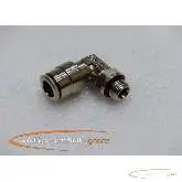  Raccord angulaire Pneumatik Steckfix- Messing verchromt schwenkbar für 8er Schlauch, Außengewinde G 1-8 Zoll Images sur Industry-Pilot