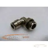  Raccord angulaire Pneumatik Steckfix- Messing verchromt schwenkbar für 8er Schlauch, Außengewinde G 3-8 Zoll Images sur Industry-Pilot