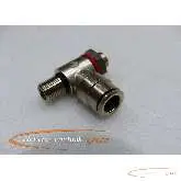  Drosselrückschlagventil Pneumatik Steckfix- Winkelform Messing verchromt,für 8er Schlauch, Außengewinde G 1-8 Zoll Bilder auf Industry-Pilot