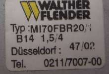 Getriebemotor FLENDER MI70FBR20/1B14 1,5/4 ( MI70FBR20/1B141,5/4 ) Welle: Ø 28 mm Flansch: Ø 160 mm Bilder auf Industry-Pilot